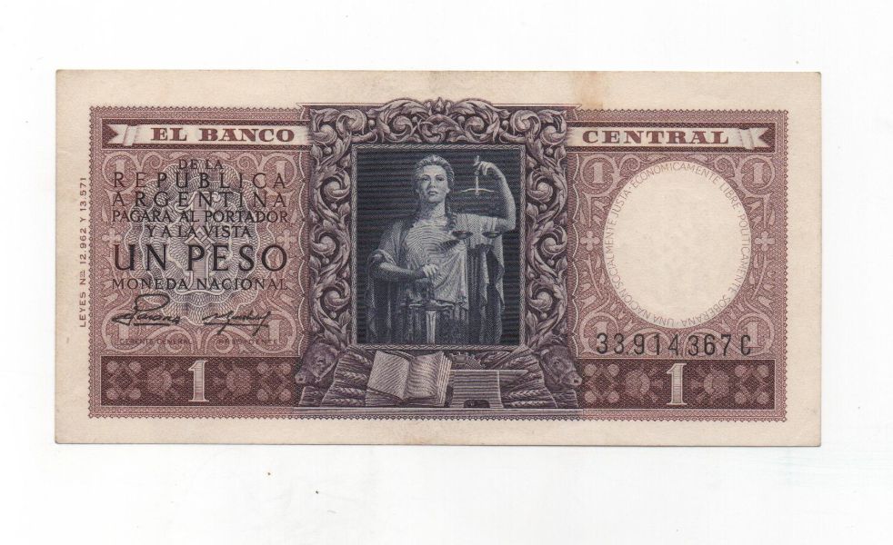 ARGENTINA DEL AÑO 1947 DE 1 PESO